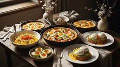 Upptäck nya smaker: 7 unika frukostalternativ med ägg