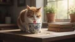 Hur du får din katt att sluta dricka ur din mugg eller ditt glas